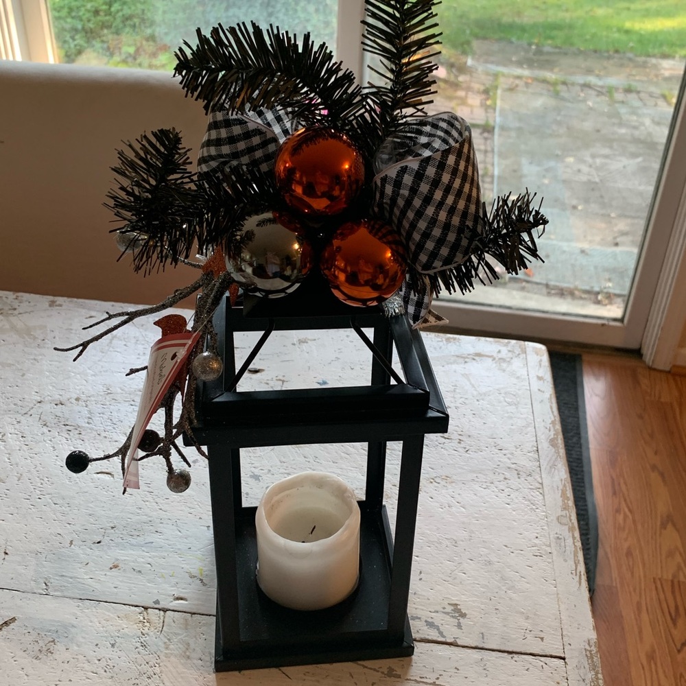 Halloween evil eye candle lantern decor handmade - Picture 6 of 9